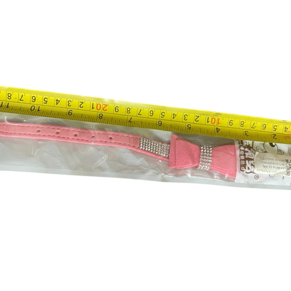 Pink Rhinestone Dog Collar - Picture 3 of 3